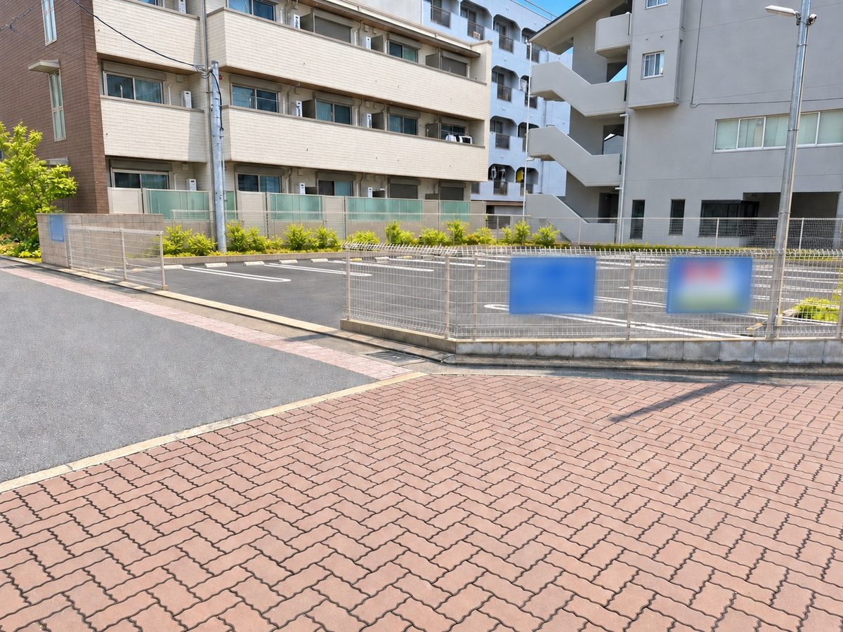 駐車場の入口